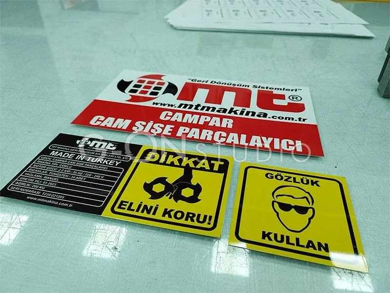 Fosforlu Güvenlik Levhası