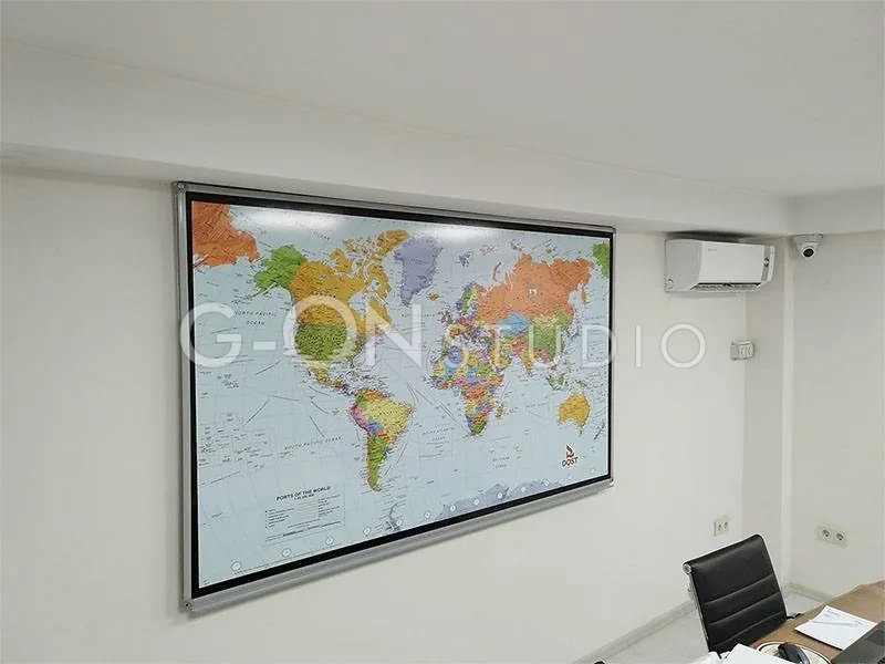 Ofis Duvarı Dünya Haritası